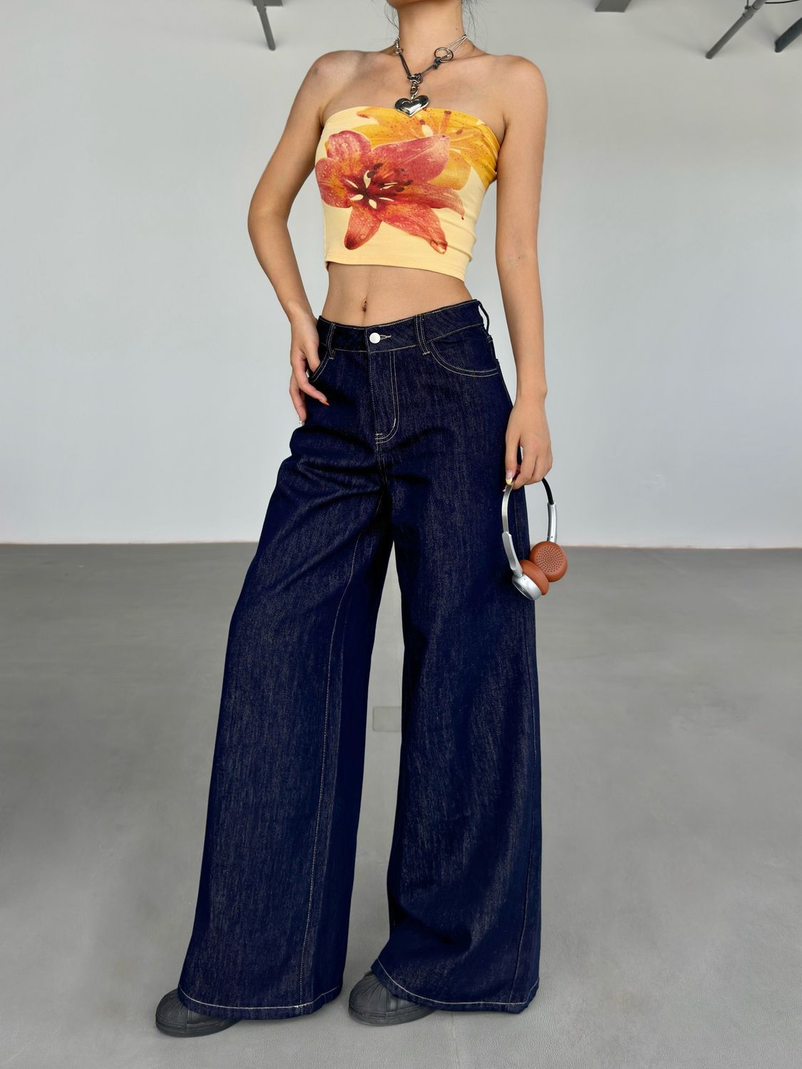 Retro Wide Leg Jeans