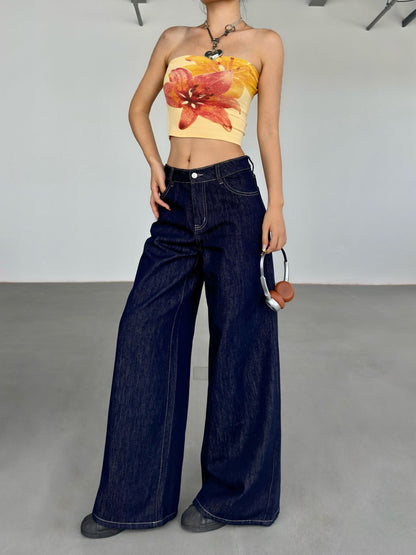 Retro Wide Leg Jeans